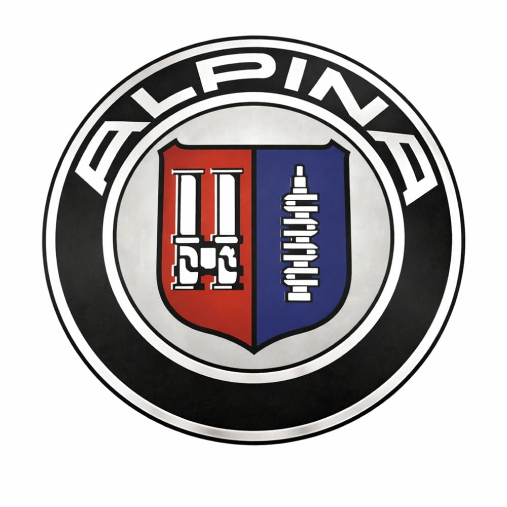 Insignia BMW Alpina de 82 MM para capó o maletero de BMW