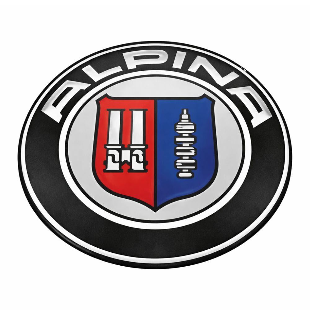 Insignia BMW Alpina de 82 MM para capó o maletero de BMW