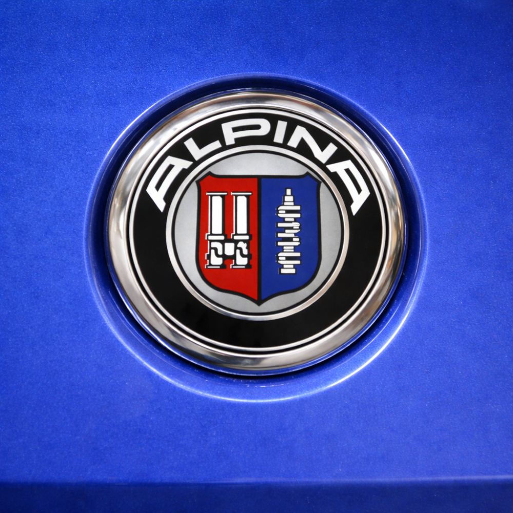 Insignia BMW Alpina de 82 MM para capó o maletero de BMW