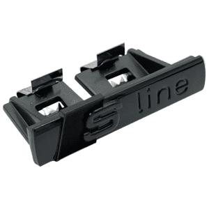 Emblema S Line para parrilla full black compatible con Audi