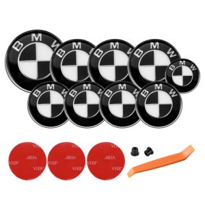 Pack emblemas blanco y negro compatibles con BMW Z3 E36