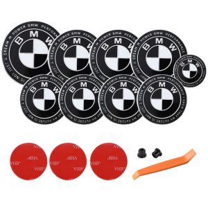 Pack emblemas blanco y negro performance compatibles con BMW Z3 E36