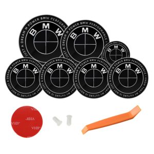 Pack emblemas negros performance compatibles con BMW Serie 1 F40