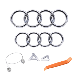 Pack emblemas cromados para Audi A4 B9.5