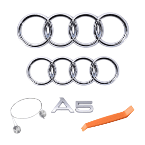 Pack emblemas cromados para Audi A5 F5/B9.5 Coupe/Cabrio