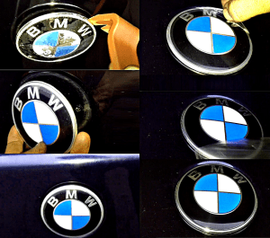 Cambiar emblema BMW para capó o maletero