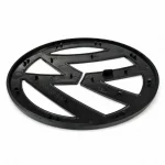 Emblema Volkswagen negro brillo para portón trasero con pestañas compatible con Golf V, EOS, Passat B6