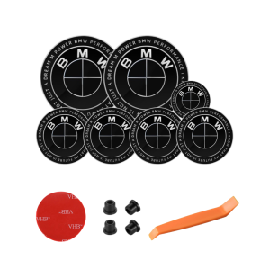 Pack emblemas negros performance compatibles con BMW Serie 3 G21 Touring