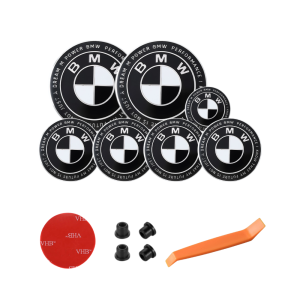 Pack emblemas blanco y negro performance compatibles con BMW Serie 3 G21 Touring