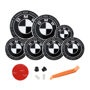 Pack emblemas blanco y negro performance compatibles con BMW M2 G87