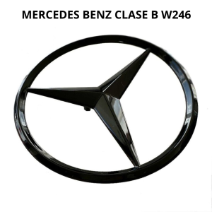 Emblema para maletero negro brillo compatible con Mercedes Benz clase B W246