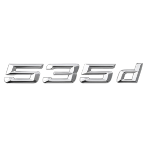 Emblema adhesivo 535d para maletero cromado compatible con BMW