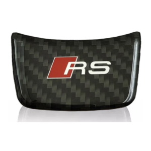 Adhesivo RS carbono para volante compatible con Audi