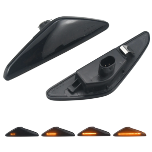 Intermitentes dinámicos LED para laterales compatibles con BMW E46 Coupé/Cabrio (Ahumados)