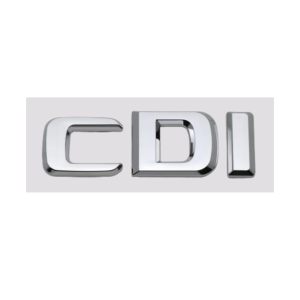 Emblema CDI cromado para maletero compatible con Mercedes Benz (N)