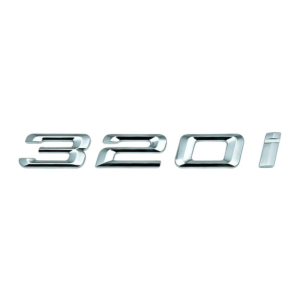 Emblema adhesivo 320i para maletero cromado compatible con BMW