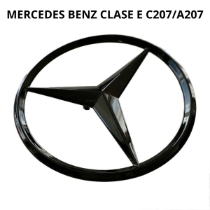 Emblema para maletero negro compatible con Mercedes Clase E C207/A207