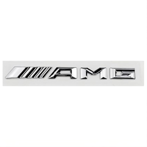 Emblema AMG cromado para maletero compatible con Mercedes Benz (A)