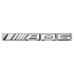 Emblema AMG cromado para maletero compatible con Mercedes Benz (B)