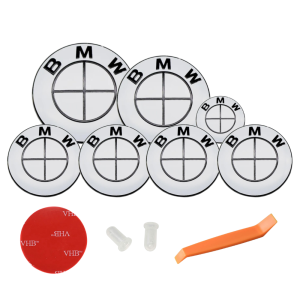 Pack emblemas full white compatibles con BMW Serie 1 F40