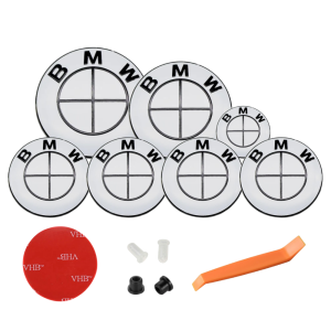 Pack emblemas full white compatibles con BMW Serie 5 G30/G31