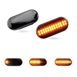 Intermitentes dinámicos LED ahumados Golf 3, 4, Bora, Passat, Polo, Seat..