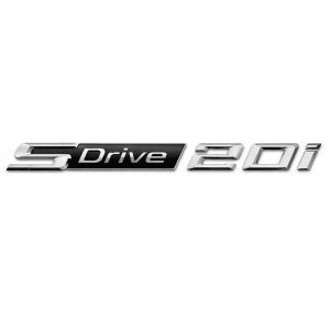 Logo BMW SDrive 20i cromado para maletero o laterales