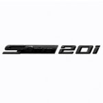 Logo BMW SDrive 20i negro para maletero o laterales