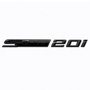 Logo BMW SDrive 20i negro para maletero o laterales