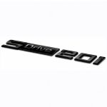 Logo BMW SDrive 20i negro para maletero o laterales