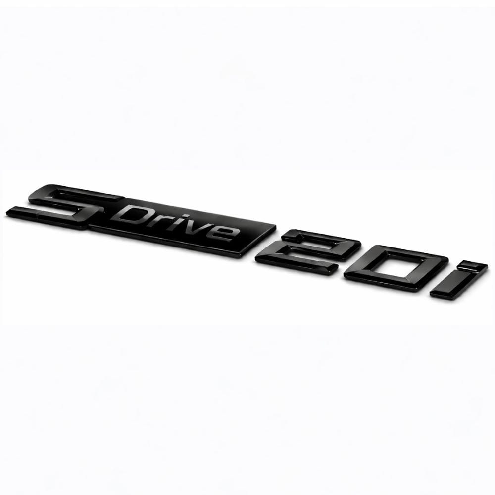 Logo BMW SDrive 20i negro para maletero o laterales
