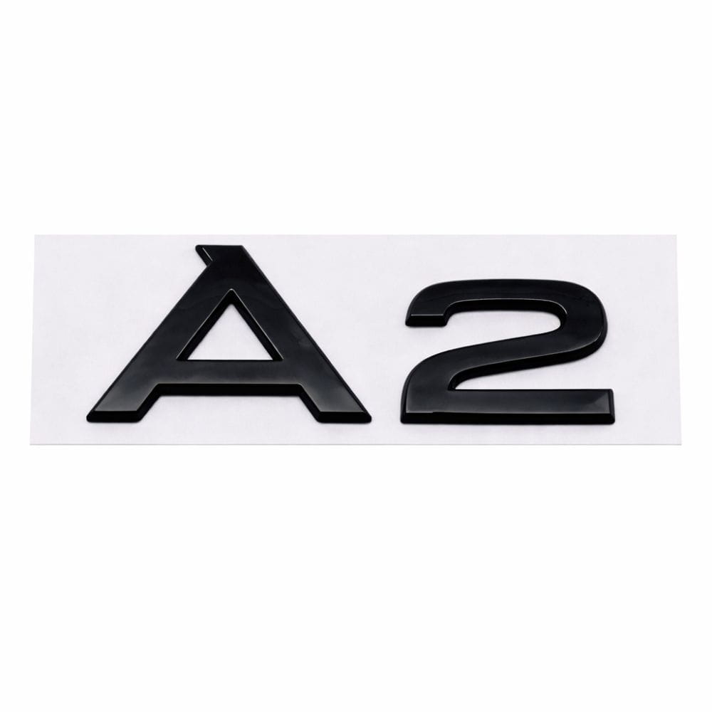 Logotipo Audi A2 negro para maletero de Audi A2 8Z