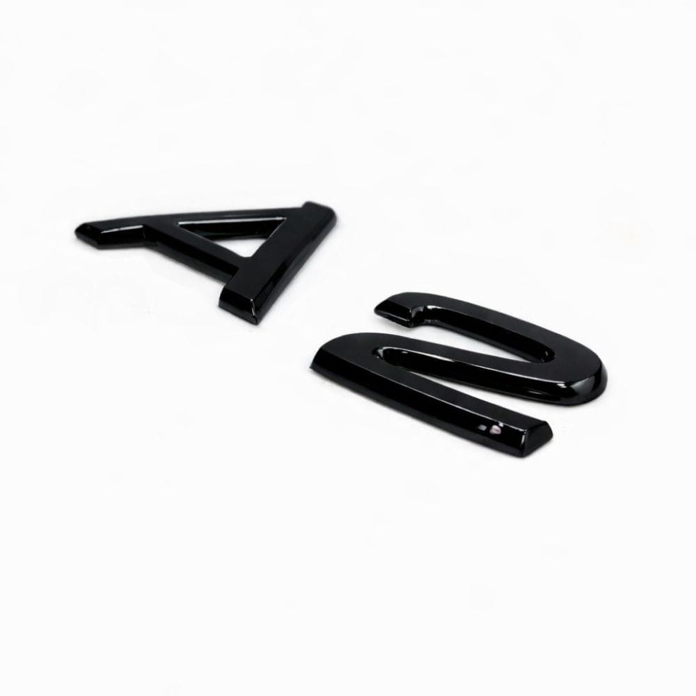 Logotipo Audi A2 negro para maletero de Audi A2 8Z