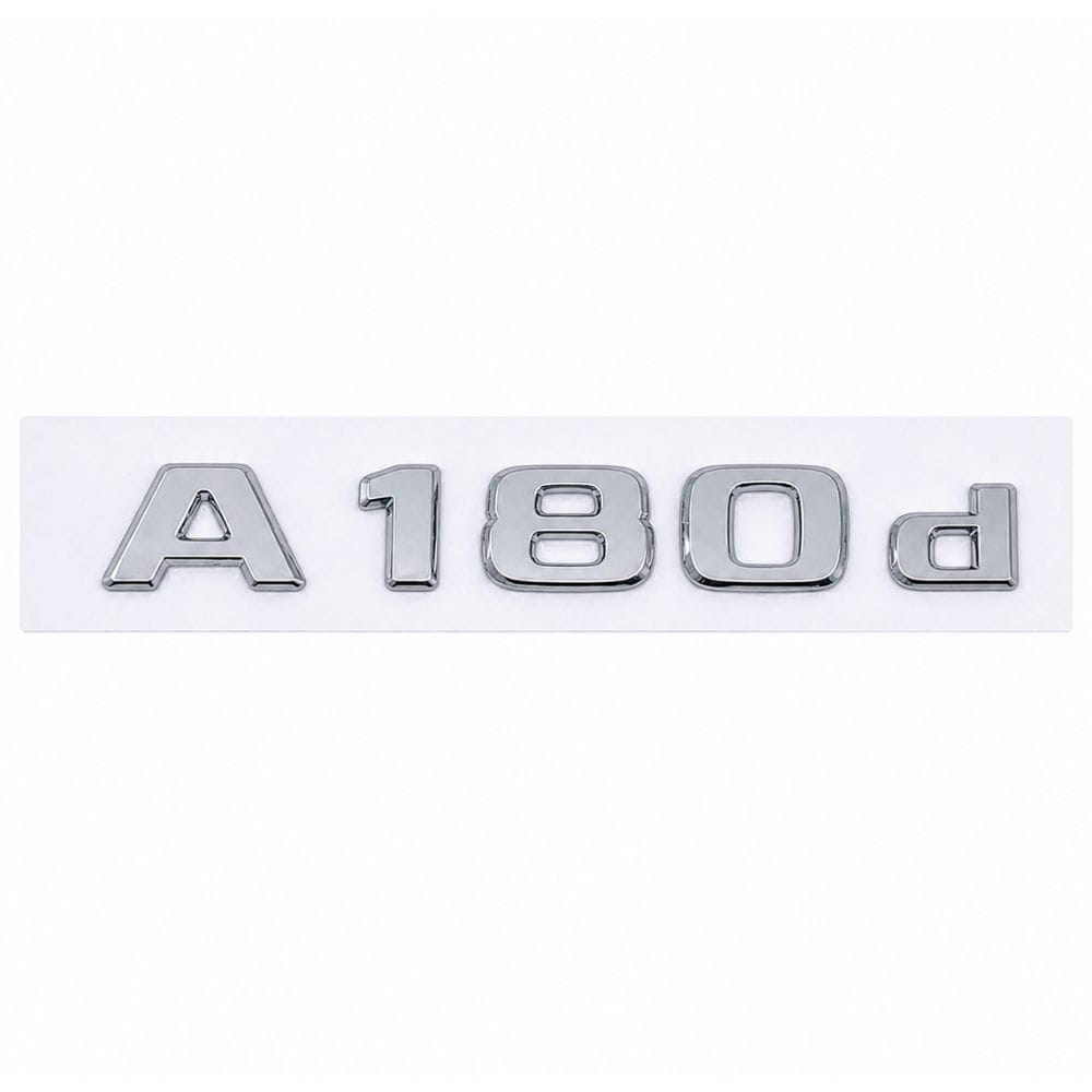 Insignia A180d cromada para portón trasero de Mercedes
