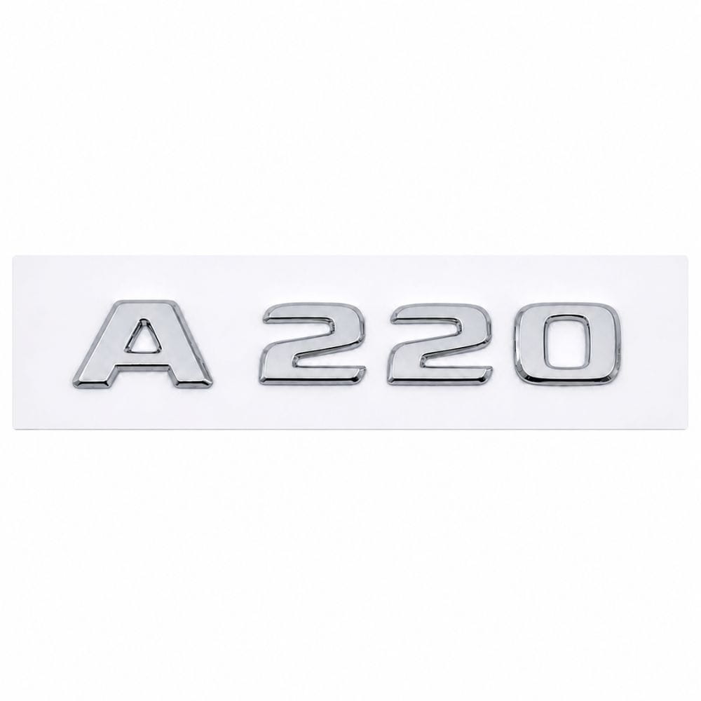 Insignia A220 cromada para portón trasero de Mercedes