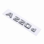 Insignia A220d cromada para portón trasero de Mercedes