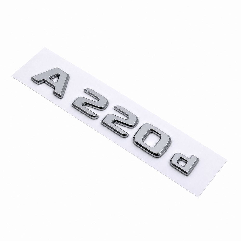 Insignia A220d cromada para portón trasero de Mercedes
