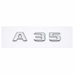 Insignia A35 cromada para portón trasero de Mercedes