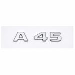 Insignia A45 cromada para portón trasero de Mercedes