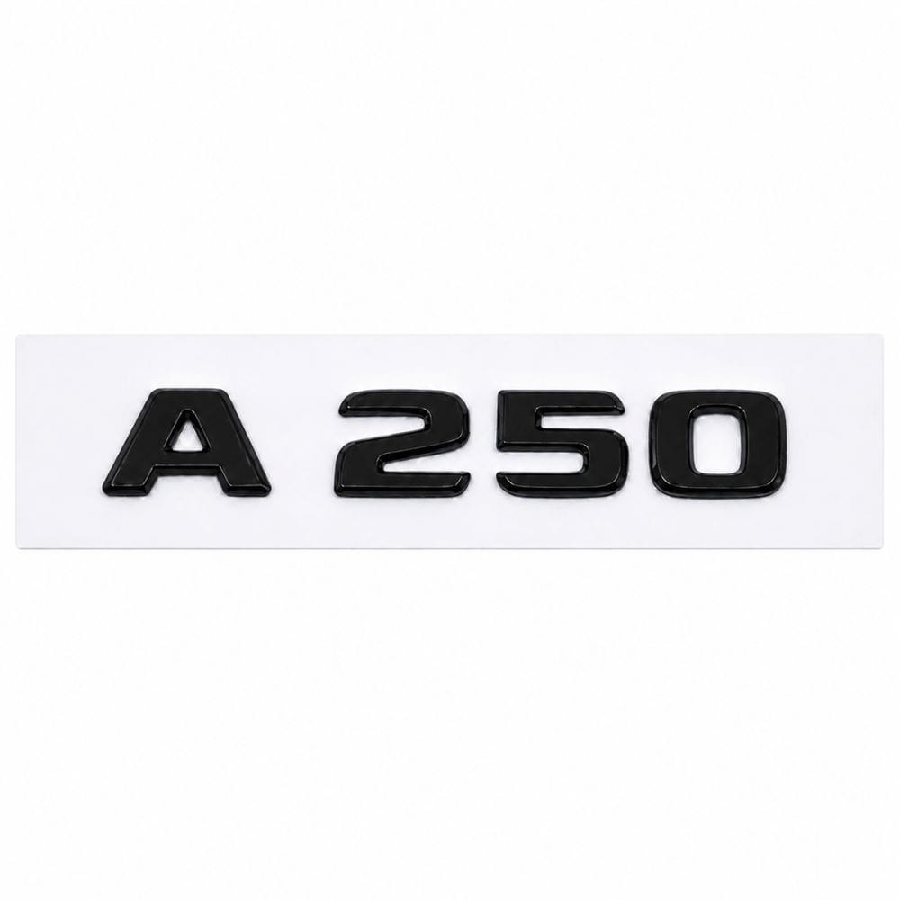 Insignia A250 negro para portón trasero de Mercedes