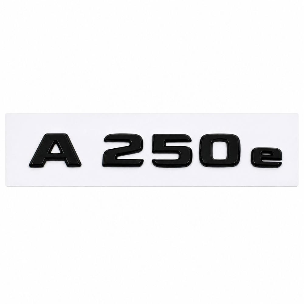 Insignia A250e negro para portón trasero de Mercedes