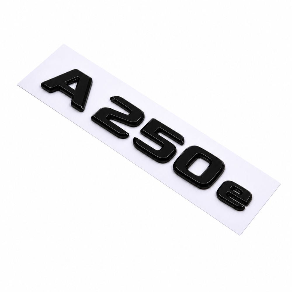 Insignia A250e negro para portón trasero de Mercedes