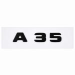 Insignia A35 negro para portón trasero de Mercedes