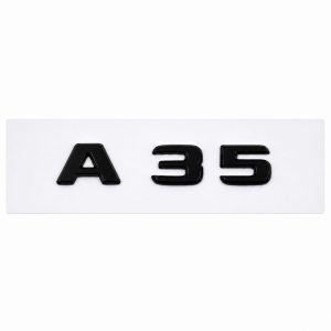 Insignia A35 negro para portón trasero de Mercedes