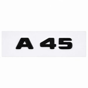Insignia A45 negro para portón trasero de Mercedes