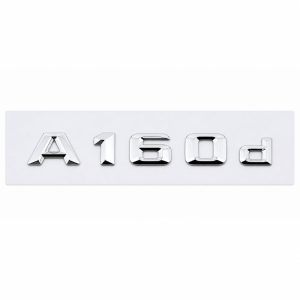 Logo A160d plateado para maletero de Mercedes Benz W176