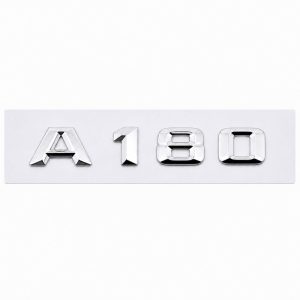 Logo A180 plateado para maletero de Mercedes Benz W176