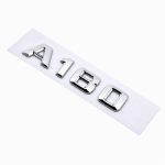 Logo A180 plateado para maletero de Mercedes Benz W176