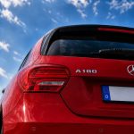 Logo A180 plateado para maletero de Mercedes Benz W176