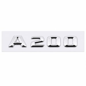 Logo A200 plateado para maletero de Mercedes Benz W176